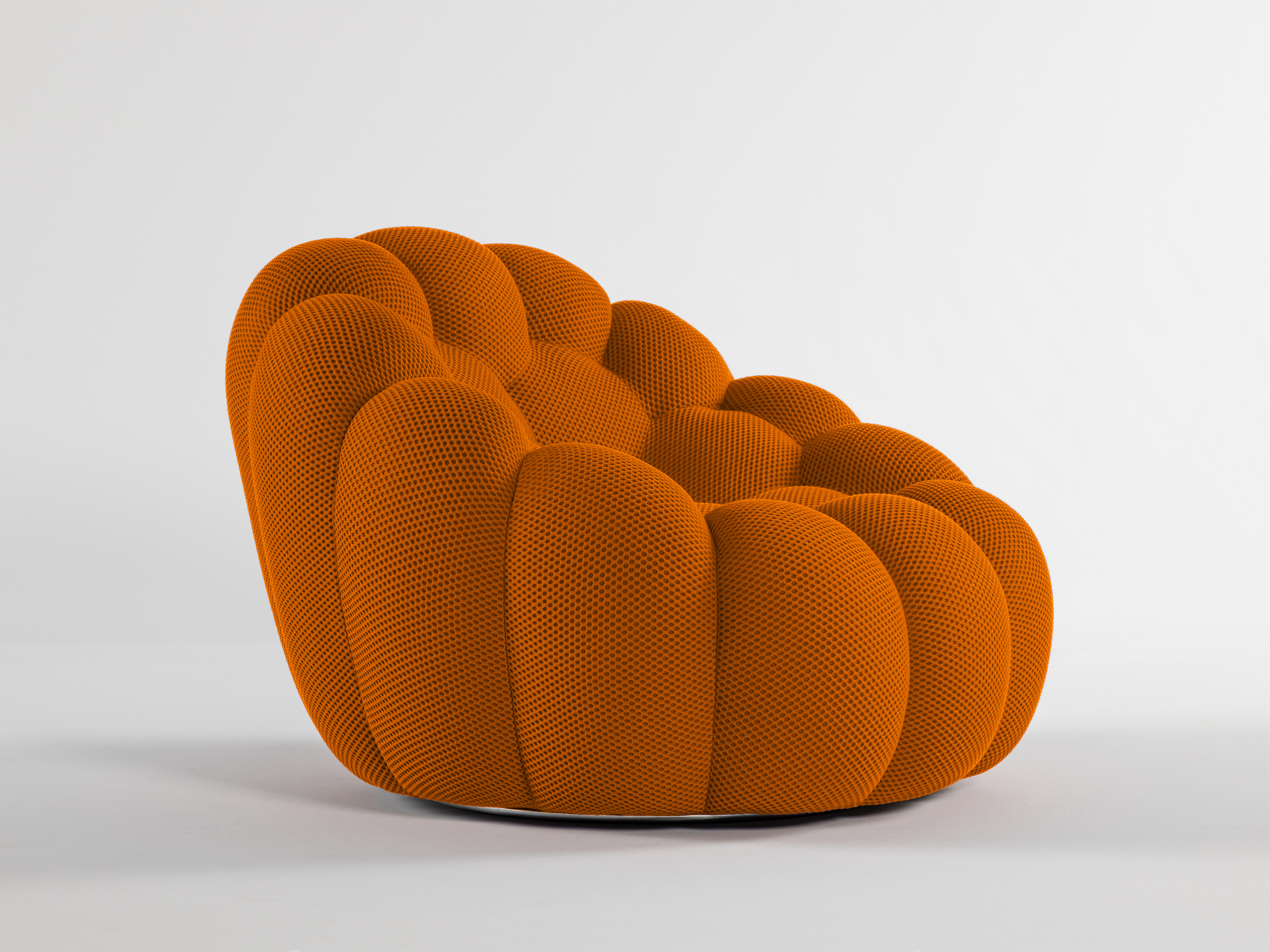 Roche Bobois Bubble Pivoting Armchair Orange 2D *4 Month Delivery
