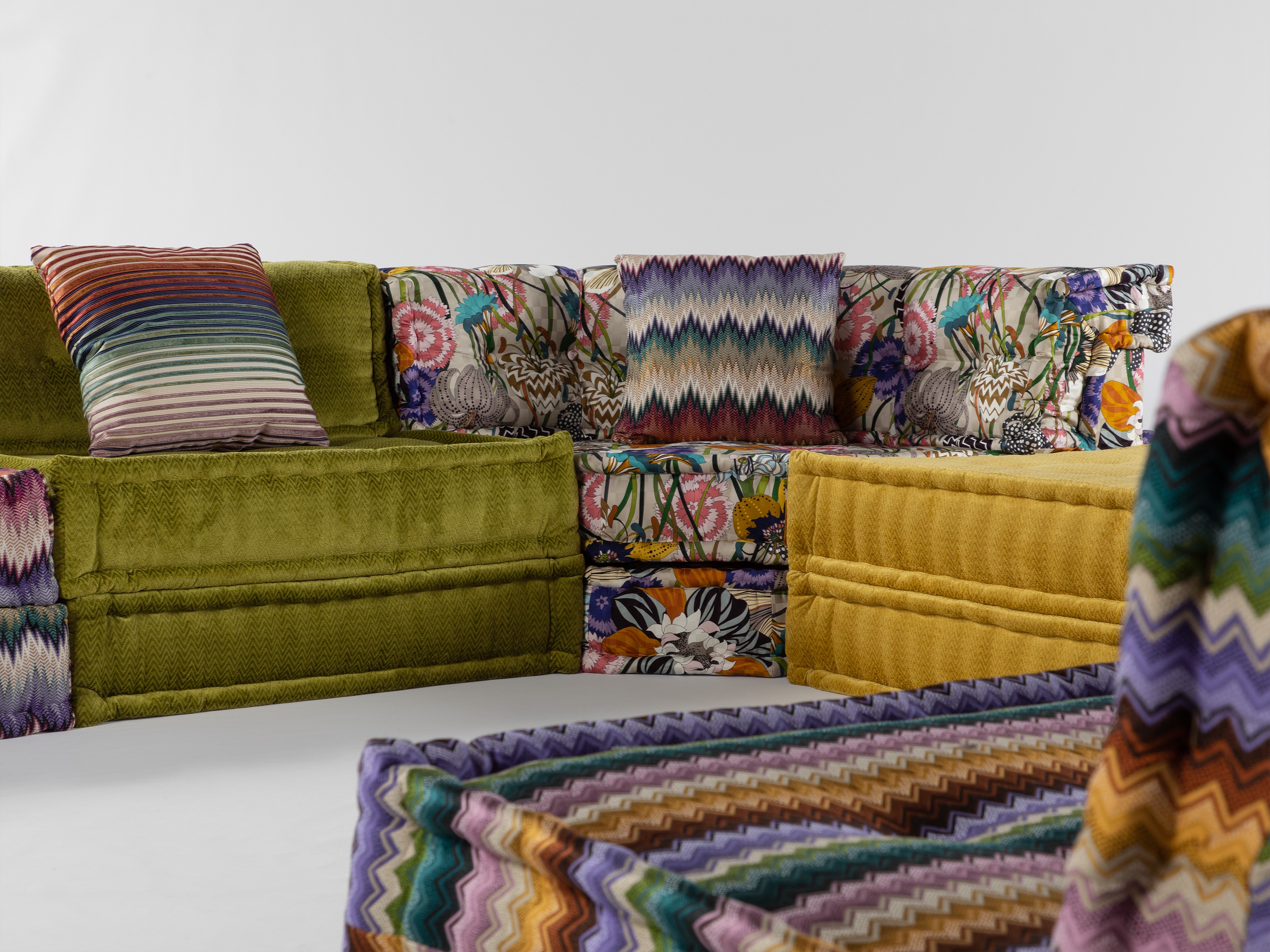 Roche Bobois Mah Jong Composition Missoni Sofa *4 Month Delivery 